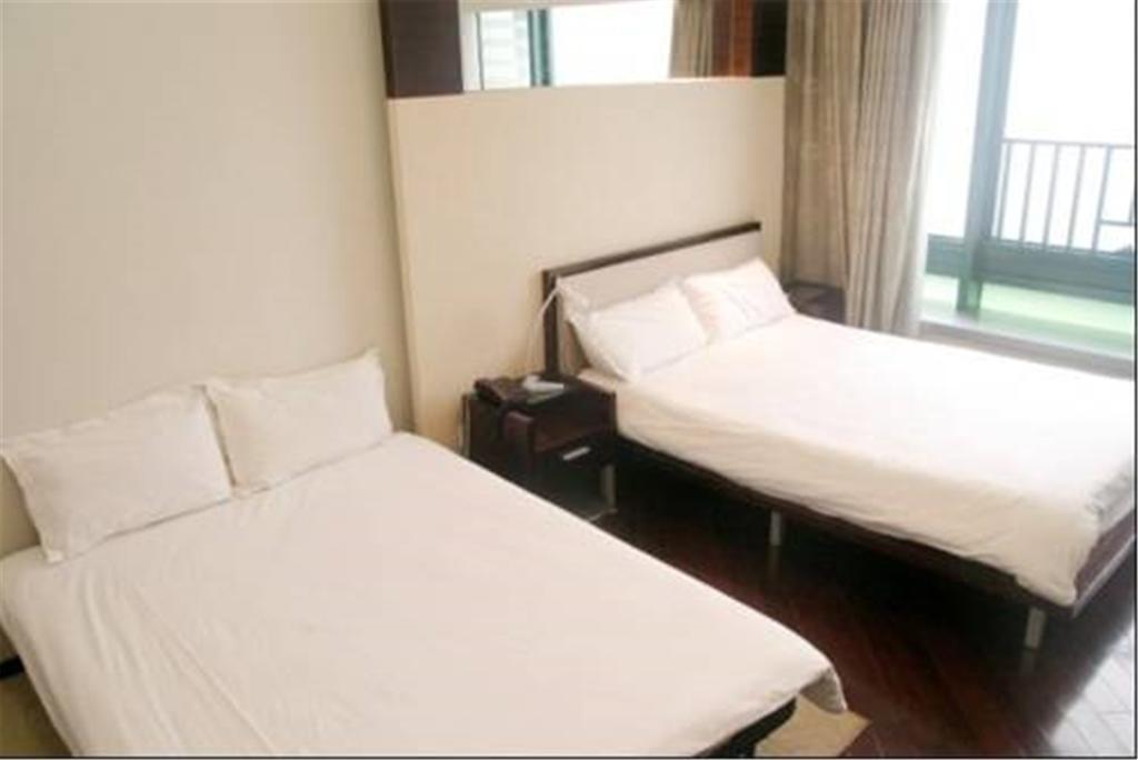 Shanghai Skiline World Union Service Apartment Bagian luar foto