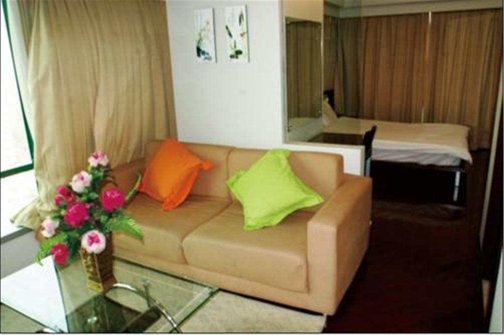 Shanghai Skiline World Union Service Apartment Bagian luar foto