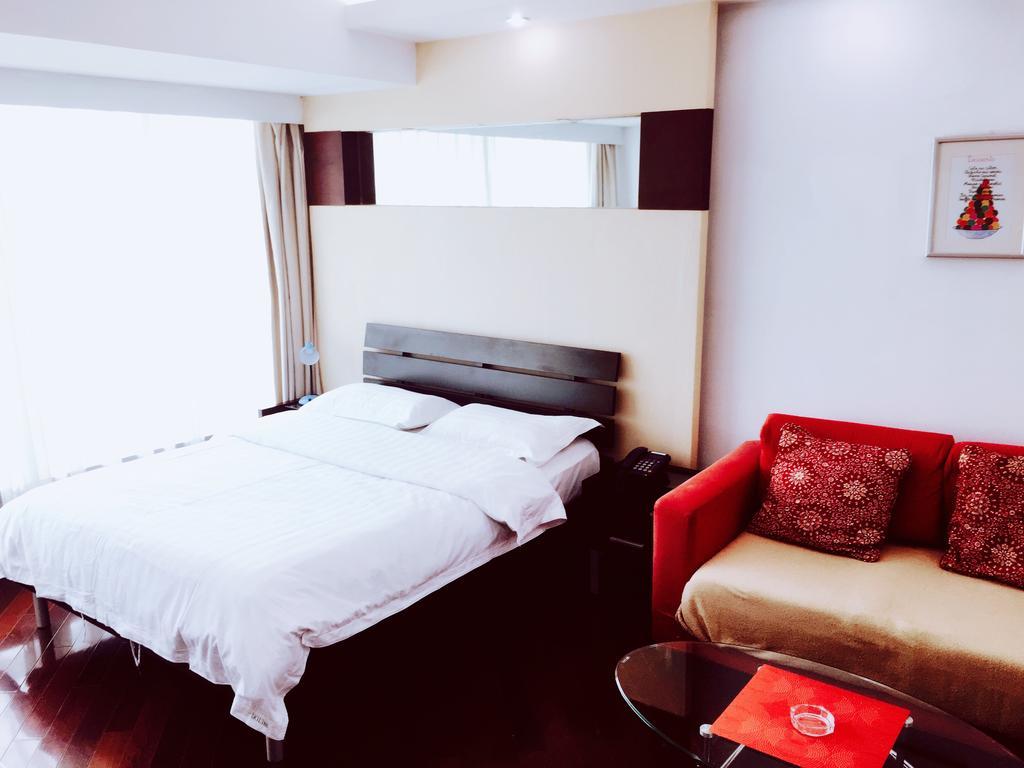 Shanghai Skiline World Union Service Apartment Bagian luar foto