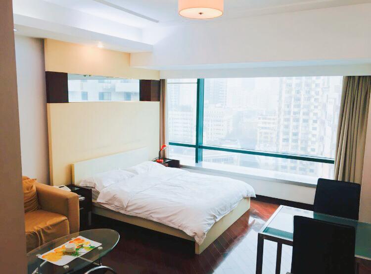 Shanghai Skiline World Union Service Apartment Bagian luar foto
