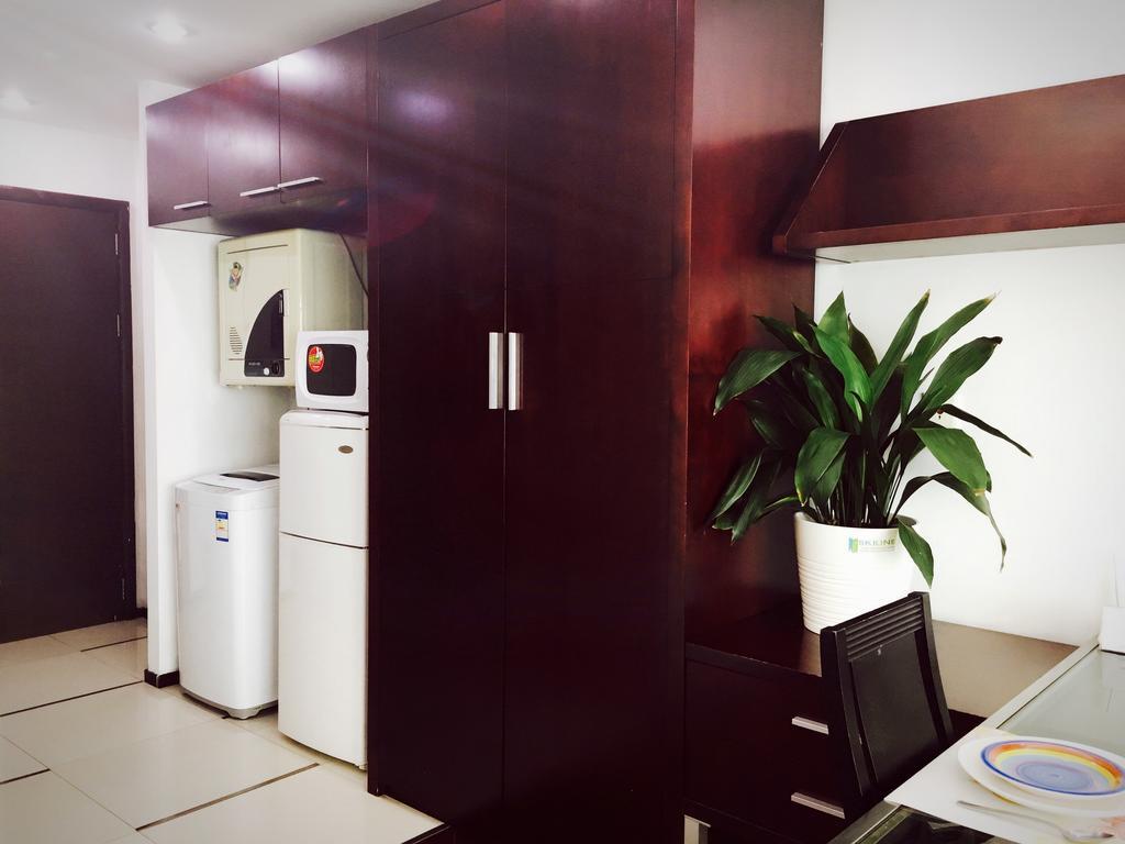 Shanghai Skiline World Union Service Apartment Bagian luar foto