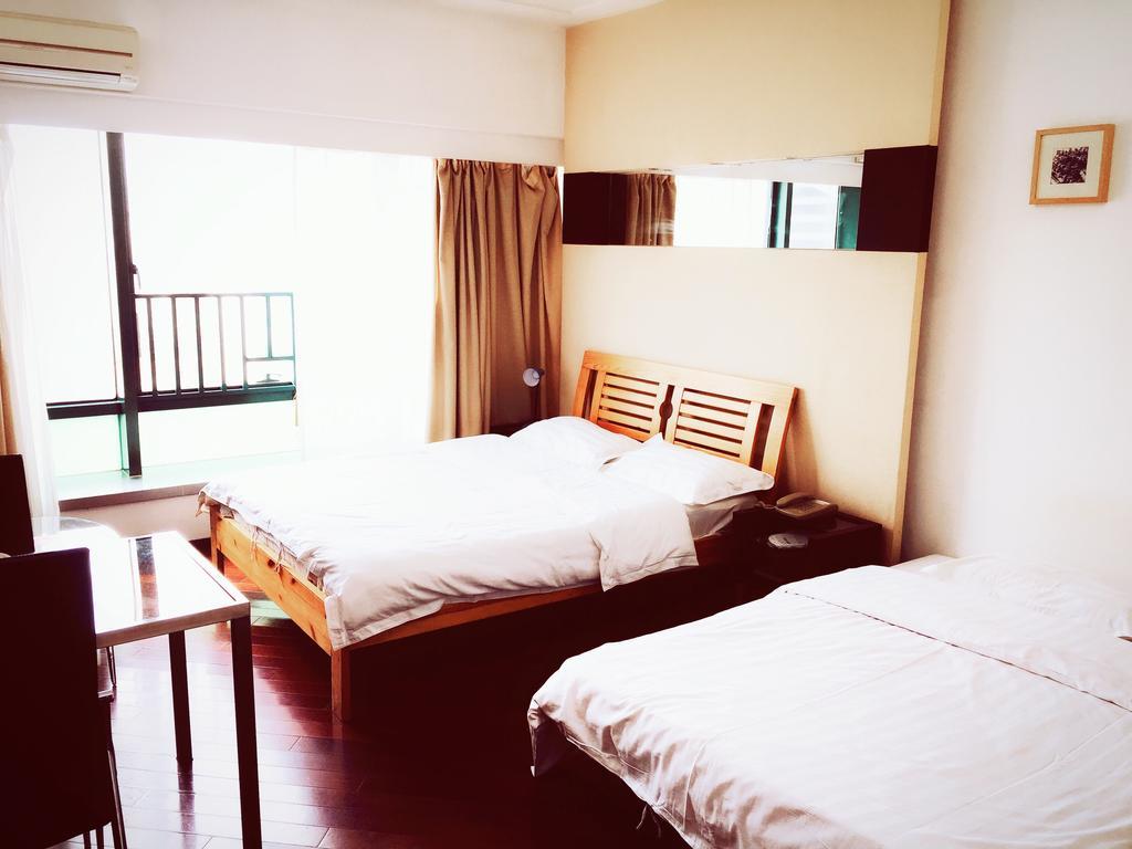 Shanghai Skiline World Union Service Apartment Bagian luar foto