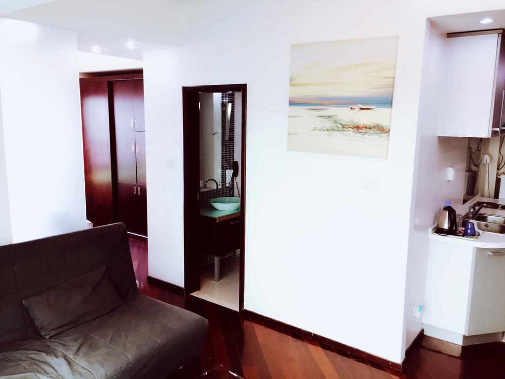 Shanghai Skiline World Union Service Apartment Bagian luar foto