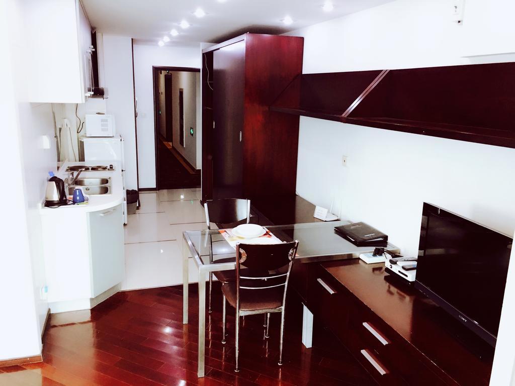 Shanghai Skiline World Union Service Apartment Bagian luar foto
