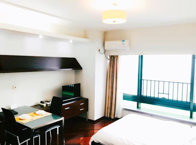 Shanghai Skiline World Union Service Apartment Bagian luar foto